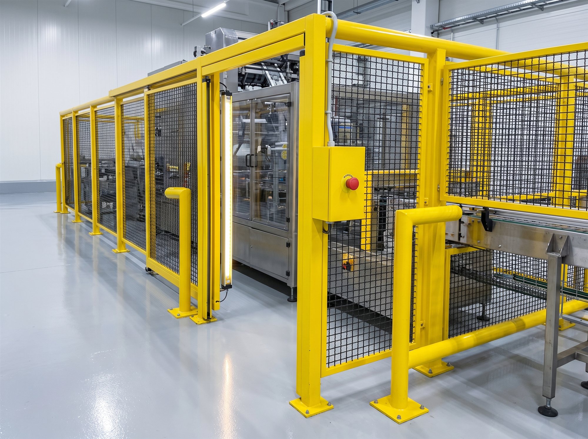 Industrial machinery that needs guarding