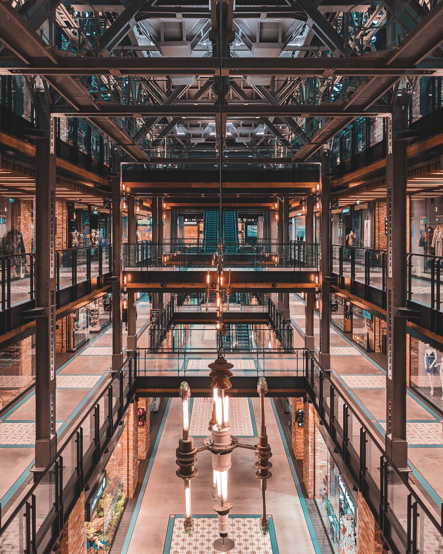 Multi-level structural steelwork